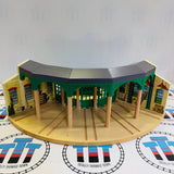 Tidmouth Sheds Roundhouse with Turntable (Learning Curve) #1 Chipped Track Wooden - Used