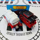 Milk Tanker & Caboose Fair Condition (2002/2003) with Character Card Used - Take Along