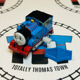 Surprised Thomas with Snowplow #2 Capsule Plarail Wind Up - Used