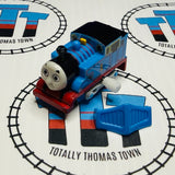 Thomas with Snowplow Newer Face #2 Missing Sticker Capsule Plarail Wind Up - Used