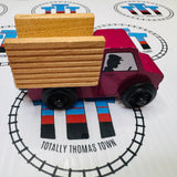 Crosby Delivery Truck #2 Rare Flat Magnet Staples Wooden - Used