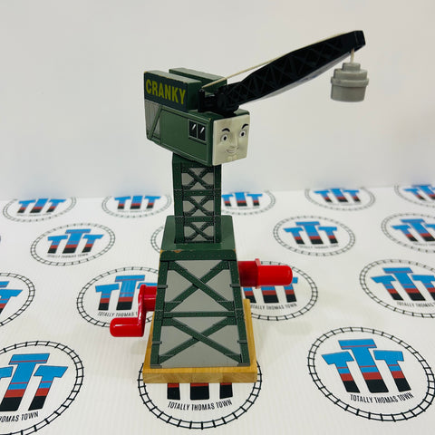 Cranky the Crane Green Wooden - Used
