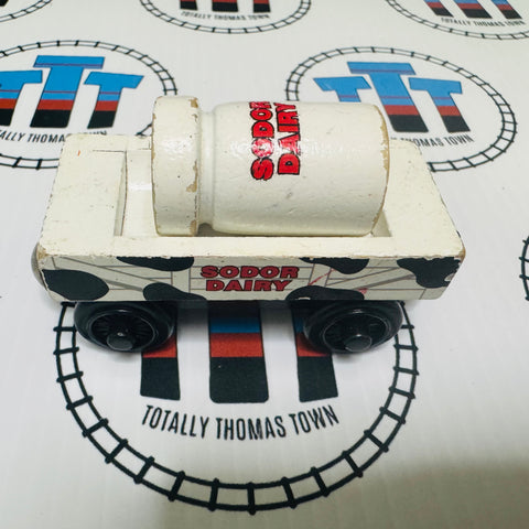 Milk Barrel Car with Milk Barrel (2003) Fair/Poor Condition Wooden - Used