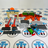 Thomas and Percy's Railway Race Set #1 Complete with Streamlined Thomas & Percy (1 Bridge Pops Off Easily) Used - Trackmaster Revolution