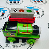 Ready Set Race Percy and Different Cargo Car (Mattel) Good Condition Wooden - Used