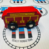 Neighborhood Trolley Train Wooden  - Used