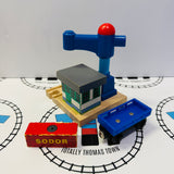 Sodor Cargo Drop with Fair Condition Cargo Car & Cargo #3 Wooden - Used