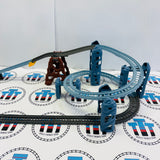 Custom Blue Mountain Spiral Set (Missing 1 Riser Topper) Trackmaster Revolution - Used