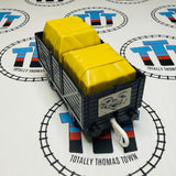 Troublesome Truck Black with 1 Short & 1 Tall Hay Cargo (2002) Used - TOMY