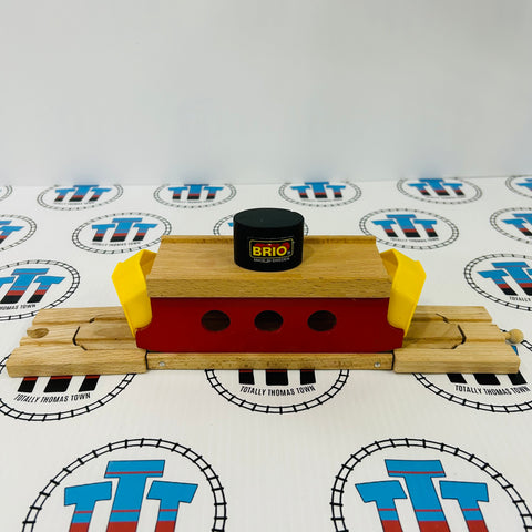 BRIO Ferry with 2 Track Pieces 33661 Wooden - Used