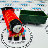 Victor with Cargo Car #6 (2009 Mattel) Noisy and Ripping Stickers Used - Trackmaster
