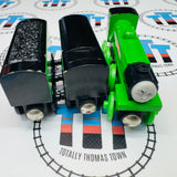 Flying Scotsman with 2 Tenders and Card #6  (Learning Curve 1999) Rare Wooden - Used