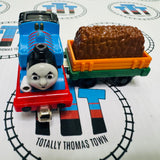 Hard at Work Thomas Talking Fair Condition with Cargo Car (2009) Used - Take N Play