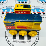 Rebecca and Tender (Thomas Wood Mattel) Fair Condition Chipping Paint Wooden - Used