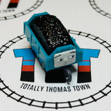 Blue Troublesome Truck Eyes Open with Coal Pull Along Capsule Plarail - Used