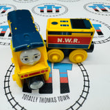 Rebecca and Tender (Thomas Wood Mattel) Fair Condition Chipping Paint Wooden - Used