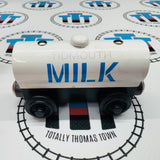 Tidmouth Milk Tanker (Learning Curve 1996) Rare Lines in Paint Wooden - Used