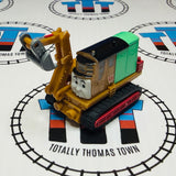 Oliver the Excavator with Treads Missing Red Bar Pull Along Capsule Plarail - Used