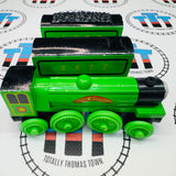 Flying Scotsman with 2 Tenders and Card #6  (Learning Curve 1999) Rare Wooden - Used