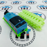 Hyper Thomas with 3 Track Pieces (2017 Mattel) Good Condition Used - Trackmaster Revolution