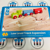 Low Level Track Expansion 25 Pieces BIGJIGS Rail Wooden - NEW in Box