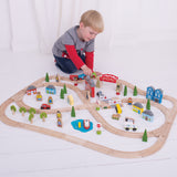 Town and Country Train Set BIGJIGS Rail Wooden - NEW in Box