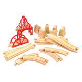 Bridge Expansion Rail Set Wooden - New in Box