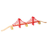 Double Suspension Bridge BIGJIGS Rail Wooden - New in Box