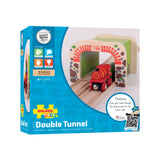 Double Tunnel BIGJIGS Rail Wooden - New in Box