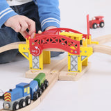 Lifting Bridge BIGJIGS Rail Wooden - New in Box