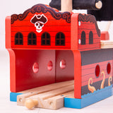 Pirate Galleon BIGJIGS Rail Wooden - New in Box