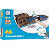 Shipwreck Bridge BIGJIGS Rail Wooden - New in Box