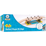 Safari Rope Bridge BIGJIGS Rail Wooden - New in Box