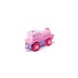 Powerful Pink Loco Battery Operated Engine BIGJIGS Rail Wooden - New in Box