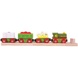 Dinosaur Railway Engine and Carriages with Buffer and Track BIGJIGS Rail Wooden - New in Box