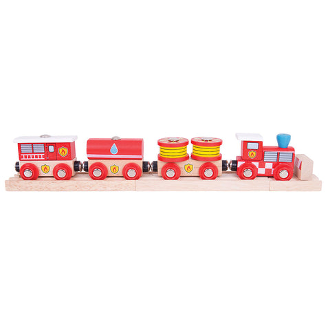 Fire and Rescue BIGJIGS Rail Wooden - New in Box