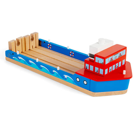 Train Ferry 14" Long BIGJIGS Rail Wooden - New in Box