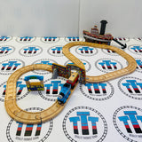 Celebration on Sodor Set with Trains #2 (Confetti Gets Stuck/Different Cargo/Track No Road) Wooden - Used