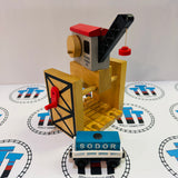 Sodor Cargo Co. Crane #1 Clickity Clack Small Marks with Cargo Car (1997) Wooden - Used