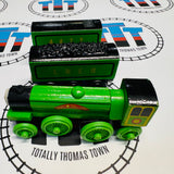 Flying Scotsman with 2 Tenders Rare #9 (2001 Learning Curve) Good Condition Wooden - Used