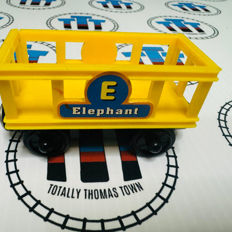 AlphaZoo Express Train Elephant (No Animal) Wooden - Used