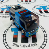 Police Car with Siren and 2 Figures Hape Train Wooden - Used