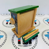 Sodor Log Loader with Log Car (1996) and 3 Logs (Learning Curve) #2 Wooden - Used