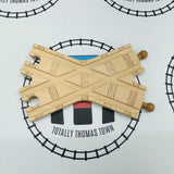 Switch Track X with Knobs 1 Piece Thomas Brand Wooden - Used