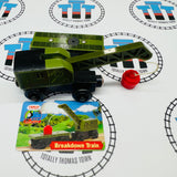 Breakdown Train & Flatbed with Card (Learning Curve 2003) Good Condition Wooden rare - Used