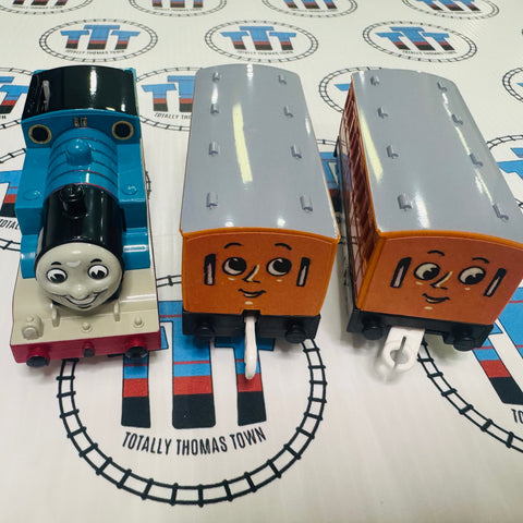 80th Anniversary Railway Series Thomas, Annie and Clarabel New in Box - TOMY