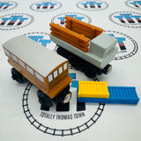 Catherine & Tender with Cargo #1 (Learning Curve 1999) Very Good Condition Rare Wooden - Used