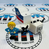 Big World Adventures Set with Nia, Isla & Cargo Car (Modified Layout/Faded Track) Thomas Wood Mattel - Used