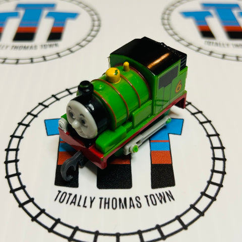 Percy Eyes Straight Missing Buffer Sticker Pull Along Capsule Plarail - Used