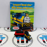 Logan with Cargo Car and Book (no cover for book) (Mattel) Good Condition Wooden - Used